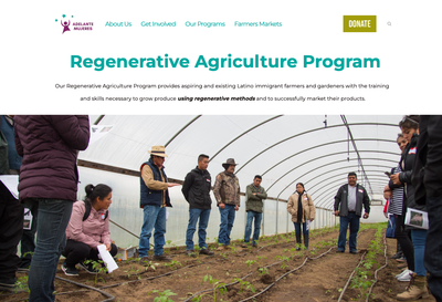 Adelante Mujeres - Regenerative Agriculture Program