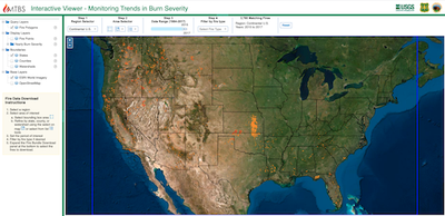 Monitoring Trends in Burn Severity Interactive Viewer