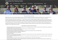 Fire Leadership for Women: Three 20-Day Training Opportunities in 2023