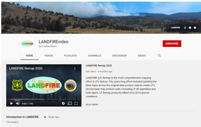 LANDFIRE YouTube Channel