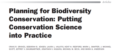 Planning for Biodiversity Conservation: Putting Conservation Science into Practice