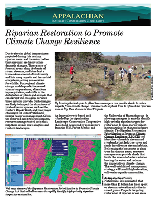 Fact Sheet: Riparian Restoration Decision Support Tool 
