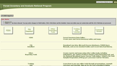 Forest Inventory and Analysis National Program