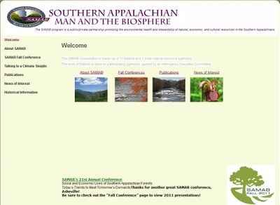 SAMAB - Southern Appalachian Man and the Biosphere