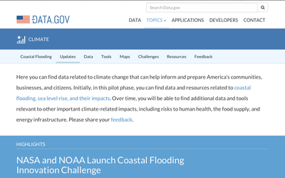 White House Climate Data Initiative