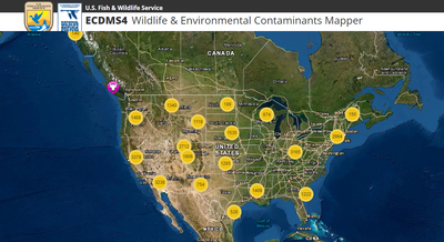 Wildlife & Environmental Contaminants Mapper