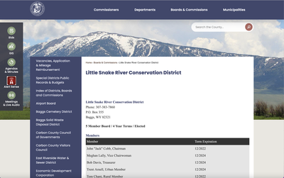 Little Snake River Conservation District (LSRCD)