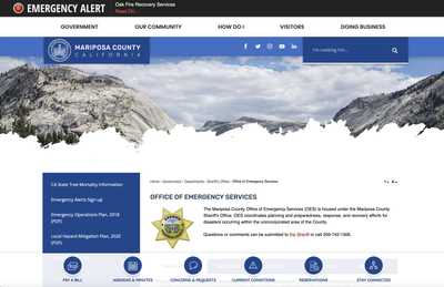 Mariposa County Office of Emergency Services