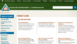 Missouri Department of Conservation-Forest Care