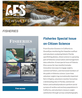 American Fisheries Society Newsletter November 2022