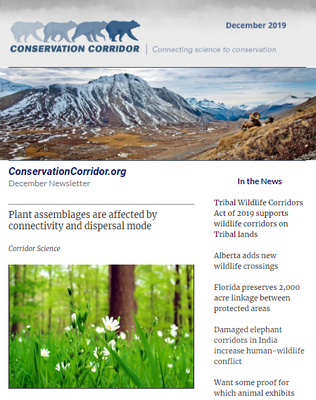 Conservation Corridor December 2019 Newsletter
