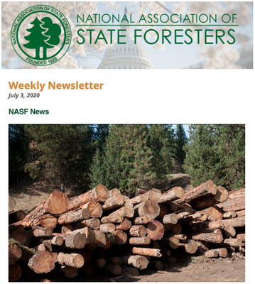 National Association of State Foresters Weekly Newsletter July 3, 2020