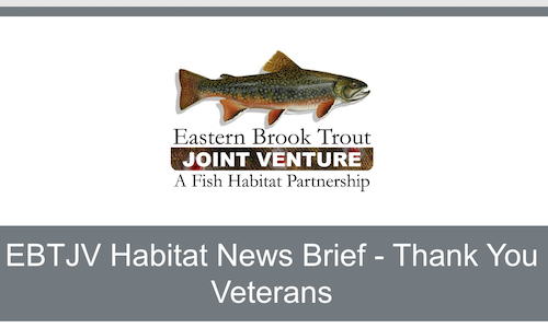 EBTJV Habitat News Brief - Thank You Veterans