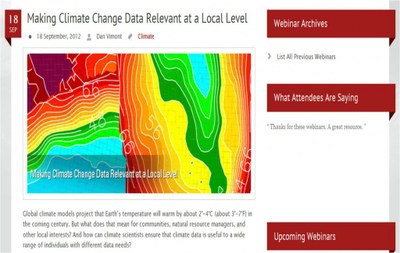 Highly anticipated down-scaled climate data to be released this winter