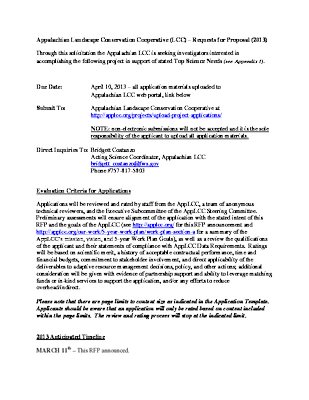  RFP - Cave and Karst Classification and Mapping