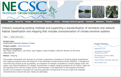 Critically evaluating existing methods and supporting a standardization of terrestrial and wetland habitat classification and mapping that includes characterization of climate sensitive systems
